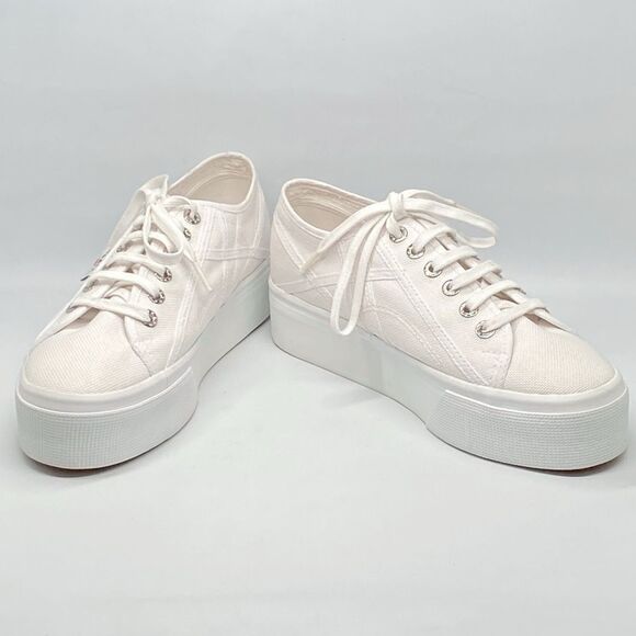 Alaia Superga 2740 Platform Canvas Sneaker - Picture 10 of 14